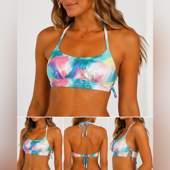 Xhilaration Other - Tie Dye Bikini Top D/DD Adjustable Women’s Swim Top NWT​
